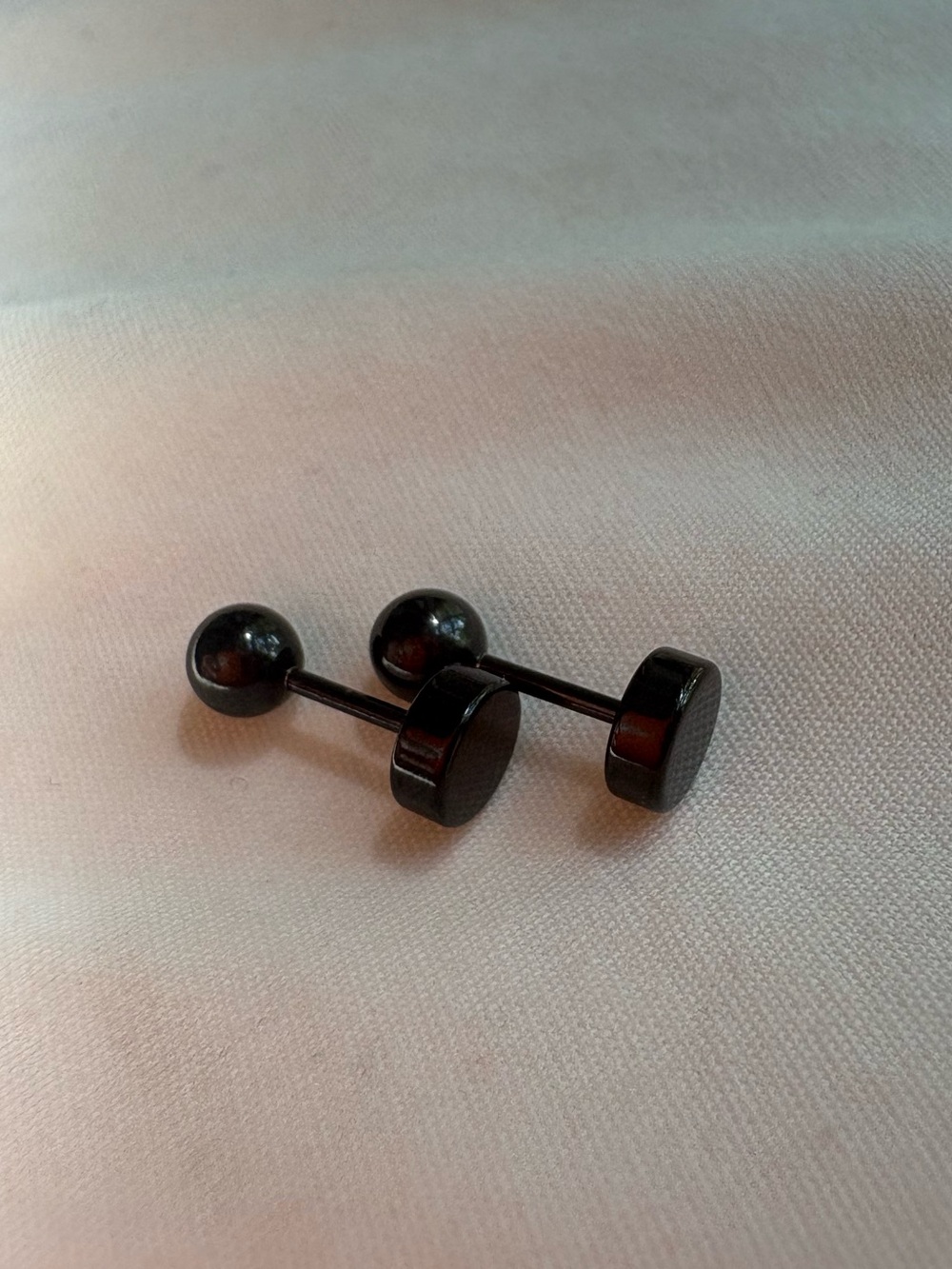 Classic Black Ball Stud Earrings - Women Jewelry - Picture 2 of 2
